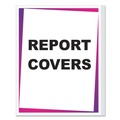 Report Covers & Pocket Folders | C-Line 31357 8-1/2 in. x 11 in. Binding Bar Vinyl Report Covers - Clear (100/Box) image number 2
