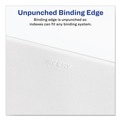 Dividers & Tabs | Avery 11915 11 x 8.5 Avery Style Preprinted Legal Exhibit Side 10-Tab Index Dividers - White (25/Pack) image number 4
