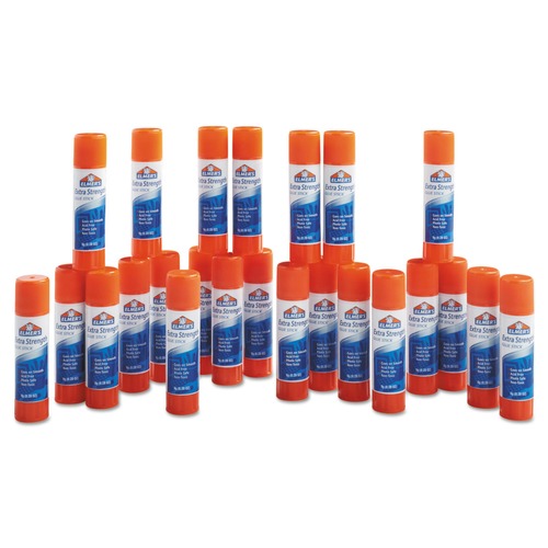 Just Launched | Elmer's E554 0.28 oz. Extra-Strength Dries Clear Office Glue Stick (24/Pack) image number 0