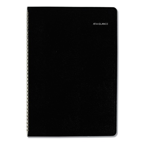 Bulletin Boards | AT-A-GLANCE G470-00 12 in. x 8 in. 14-Month (Dec 2025-Jan 2027) DayMinder Monthly Planner - Black Cover image number 0