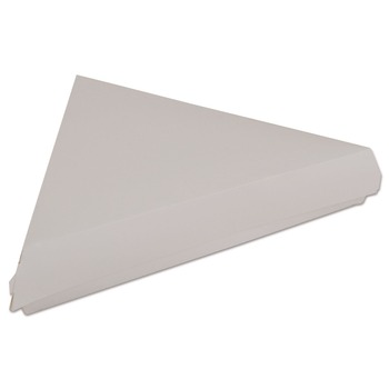 CLEANING AND SANITATION | SCT SCH 0719 9.25 in. x 9 in. x 1.69 in. Pizza Clamshells - White (400/Carton)