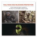 Safety & First Aid | Ergodyne 16835 N-Ferno 6823 One Size Fits Most Fleece Hinged Balaclava Face Mask - Gray image number 2