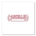 Stamps & Stamp Supplies | Universal UNV10045 Pre-Inked One-Color CANCELLED Message Stamp - Red image number 4
