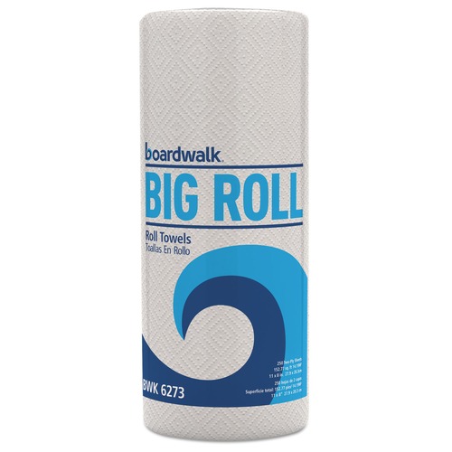 Paper Towels and Napkins | Boardwalk SOD413494 11 in. x 8.5 in. 2-Ply Kitchen Roll Towel - White (12/Carton) image number 0
