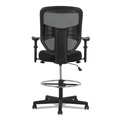 Office Chairs | HON HVL539.MM10 Prominent High-Back Task Stool Supports Up to 250 lbs. 21 in. to 28.1 in. Seat Height - Black image number 4