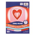 Art & Craft Paper | Pacon P6683 Tru-Ray 9 x 12 70 lb. Text Weight Construction Paper - Assorted Valentine Colors (150/Pack) image number 0