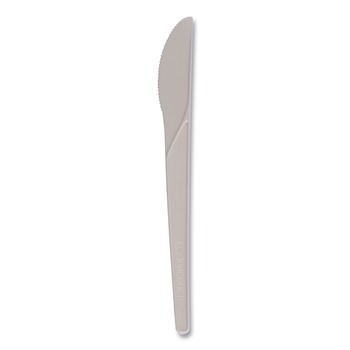 Eco-Products EP-S011 6 in. Plantware Compostable Knife Cutlery - Pearl White (1000/Carton)