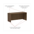 Office Desks & Workstations | Alera ALEVA256624WA Valencia Series 65 in. x 23.63 in. x 29.5 in. Credenza Shell - Modern Walnut image number 6