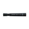 Permanent Markers | Universal UNV07051 Broad Chisel Tip Permanent Marker - Black (1 Dozen) image number 2