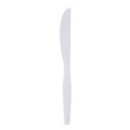  | Boardwalk BWK KNIFEMWPS Mediumweight Polystyrene Cutlery Knife - White (1000/Carton) image number 4