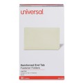 File Folders | Universal UNV13220 Reinforced Straight End Tab 2-Fastener File Folders - Legal, Manila (50/Box) image number 0