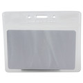 Label & Badge Holders | SICURIX BAU67830 Sicurix 4 in. x 3 in. Vinyl Badge Holder - Clear (50/Pack) image number 2