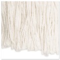  | Boardwalk BWK2020REA #20 Cut-End Rayon Wet Mop Head - White image number 2