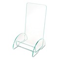 Desk Shelves | Deflecto 775383 4.5w x 4.5d x 7.88h Euro-Style Leaflet Size DocuHolder - Green Tinted image number 4