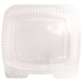 Food Trays, Containers, and Lids | Handi-Foil 6010S-200 8.63 in. x 3 in. x 9 in. 60 oz. Handi-Lock Plastic Food Container - Clear (200/Carton) image number 1