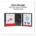 Binders | Universal UNV20791 Deluxe 3 in. Capacity Non-View D-Ring Binder with Label Holder - Black image number 5
