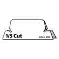 Dividers & Tabs | Avery 05567 2.06 in. Wide 1/5-Cut Laser Printable Hanging File Tabs - White (90/Pack) image number 1