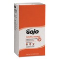 Just Launched | GOJO Industries 7556-02 5000 mL NATURAL ORANGE Pumice Hand Cleaner Refill - Citrus Scent (2/Carton) image number 1