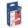 Labels | Brother P-Touch TZES241G 0.7 in. x 26.2 ft. TZe Extra-Strength Adhesive Laminated Labeling Tape - Black on White image number 1