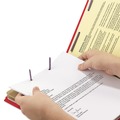 File Folders | Smead 29783 2 in. Expansion End Tab Pressboard Classification Folders - Bright Red/Legal Size (10/Box) image number 2