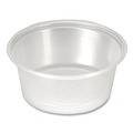 Food Trays, Containers, and Lids | Fabri-Kal PPC150 1.5 oz Plastic Portion Cups - Clear (2500/Carton) image number 0