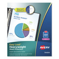 Sheet Protectors | Avery 74400 Top-Load Heavy Poly Letter Sheet Protectors - Diamond Clear (200/Box) image number 0