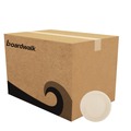 Bowls and Plates | Boardwalk BWKPLATE9NPFA 9 in. Diameter Bagasse PFAS-Free Dinnerware Plate - Tan (500/Carton) image number 0