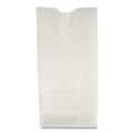 Paper Bags | General 51046 35-lb. Capacity #6 Grocery Paper Bags - White (500 Bags/Bundle) image number 0