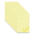 Labels | Highland 6609 4 in. x 6 in. Note Ruled Self-Stick Notes - Yellow (12/Pack) image number 2