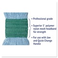  | Boardwalk BWK502BLCT 5 in. Headband Super Loop Cotton/Synthetic Fiber Wet Mop Head - Medium , Blue (12/Carton) image number 8