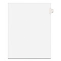 Dividers & Tabs | Avery 01403 11 in. x 8.5 in. 26-Tab Avery Style C Preprinted Legal Exhibit Side Tab Index Dividers - White (25/Pack) image number 0