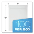 Envelopes & Mailers | Quality Park QUA44582 9 in. x 12 in. #10 1/2 Cheese Blade Flap Redi-Strip Catalog Envelope - White (100/Box) image number 8