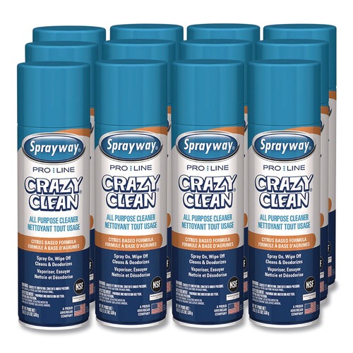 Odor Control | Sprayway PRO LINE 1000057179 19 oz Orange Citrus Crazy Clean - Orange Scent (12/Carton) image number 0