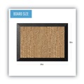 Bulletin Boards | MasterVision SF0422581012 24 in. x 18 in. Natural Cork Bulletin Board - Tan Surface/Black Wood Frame image number 5