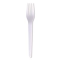 Cutlery | Eco-Products EP-S017 Plantware CPLA Cutlery Fork - White (1000/Carton) image number 7
