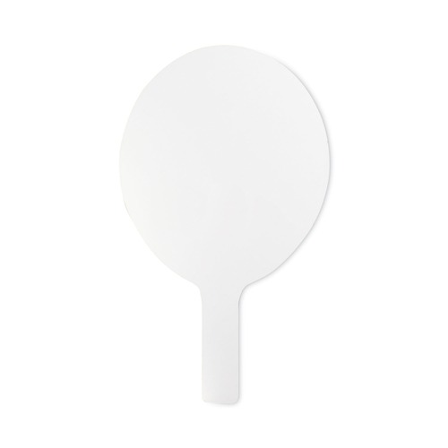 White Boards | Flipside 12032 12 in. x 7 in. Dry Erase Paddle - White Surface (12/Pack) image number 0