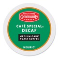 Coffee | Community Coffee 5000374327 Coffee K-Cups - Cafe Special Decaf (24/Box) image number 1