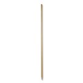 Brooms | Boardwalk BWK137 Heavy-Duty Threaded End Lacquered Hardwood 1.13 in. Diameter x 60 in. Broom Handle - Natural image number 0