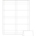 Business Cards | Avery 05302 2 in. x 3.5 in. Small Tent Card - White (4 Cards/Sheet, 40 Sheets/Box) image number 2