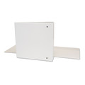 Binders | Universal UNV20752 Deluxe 11 in. x 8.5 in. 3 in. Capacity 3-Slant D-Ring View Binder - Black image number 2