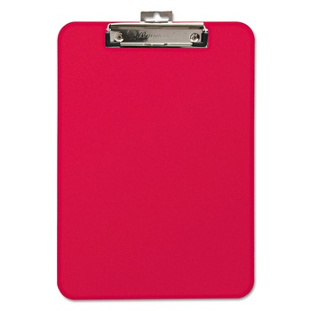 CLIPBOARDS | Mobile OPS 61622 0.25 in. Clip Capacity Holds 8.5 in. x 11 in. Sheets Unbreakable Recycled Clipboard - Red