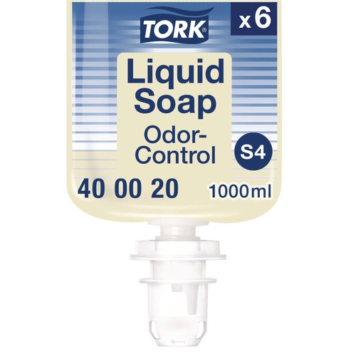 Hand Soaps | Tork 400020 1L Perfume Free Odor-Control Hand Soap Liquid S4 (6/Carton) image number 0
