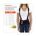 Safety & First Aid | Ergodyne 11288 ProFlex 2000SF High-Performance Spandex Back Support Brace, 4X-Large, 52-in to 58-in Waist, Black image number 1
