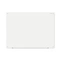 White Boards | Universal UNV43233 48 in. x 36 in. Frameless Glass Marker Board - White Surface image number 0