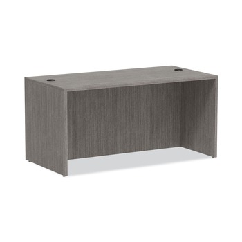Alera ALEVA216030GY 59.13 in. x 29.5 in. x 29.63 in. Valencia Series Straight Front Desk Shell - Gray