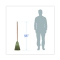  | Boardwalk BWK932YCT Yucca Corn Fiber Bristle Warehouse Brooms with 56 in. Handle - Natural (12/Carton) image number 5