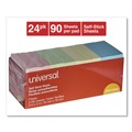 Sticky Notes & Post it | Universal UNV35695 3 in. x 3 in. Self-Stick Notes Pads - Pastel (24/Pack) image number 1