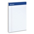 Notebooks & Pads | Ampad 20-320 (50) White 8.5 in. x 11.75 in. Sheets Wide/Legal Rule Perforated Writing Pads (1-Dozen) image number 1