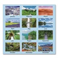 Bulletin Boards | AT-A-GLANCE DMW20028 12-Month (Jan-Dec): 2026 12 in. x 17 in. Landscape Photography Scenic Monthly Wall Calendar - White/Multicolor Sheets image number 4