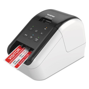 Brother QL810W QL-810W 5 in. x 9.38 in. x 6 110 in. Labels/min Print Speed Ultra-Fast Label Printer with Wireless Networking